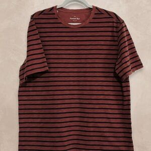 Hawker Rye Striped Red/Navy T-Shirt